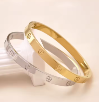 18K Gold-Plated Stainless Steel Bracelet