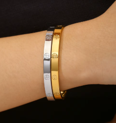 18K Gold-Plated Stainless Steel Bracelet