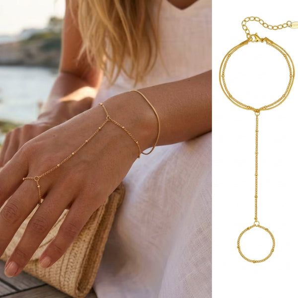 Adjustable Double-Layer Hand Chain