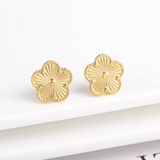 Five Leaf Flower Jewelry Set