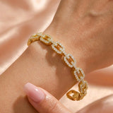 Hollow Square Bangle