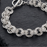 925 Sterling Silver Circle Bracelet