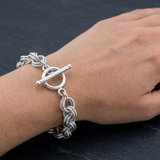 925 Sterling Silver Circle Bracelet