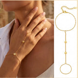 Adjustable Double-Layer Hand Chain