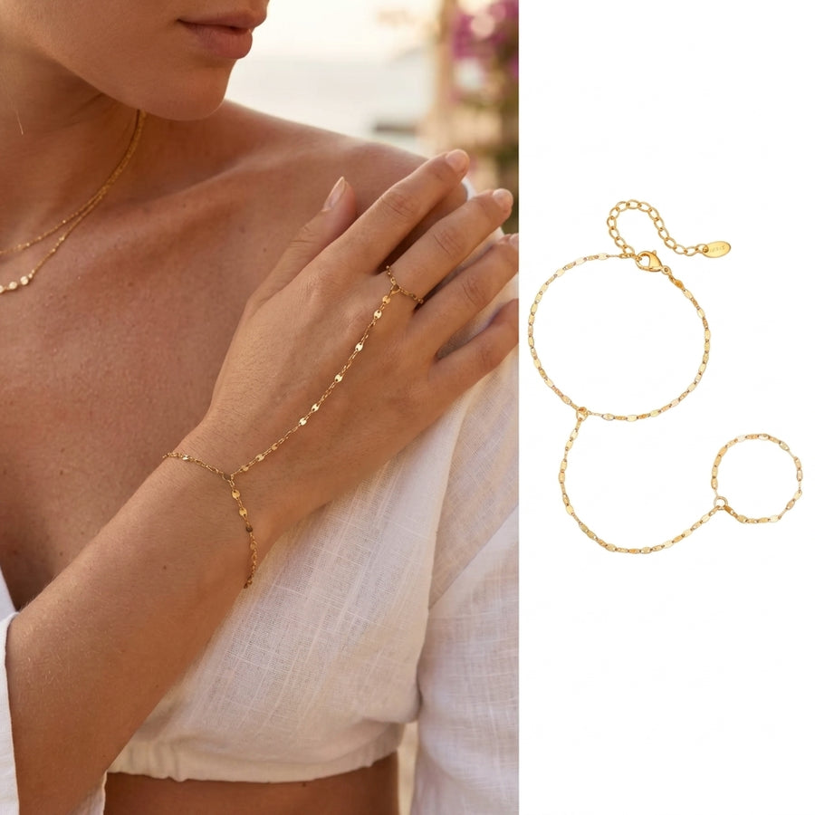Adjustable Double-Layer Hand Chain