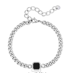 Adjustable Stainless Steel Chain Bracelet