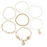 Boho Shell & Starfish Bracelet Stack