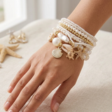 Boho Shell & Starfish Bracelet Stack