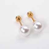 Classic Pearl Stud Earrings