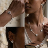 Double-Sided Plum Blossom Jewelry Set