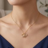 Flower Pendant Clavicle Chain
