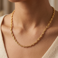 925 Silver 18K Gold Plated Chain