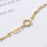 925 Silver 18K Gold Plated Chain