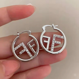 Letter F High-End Earrings