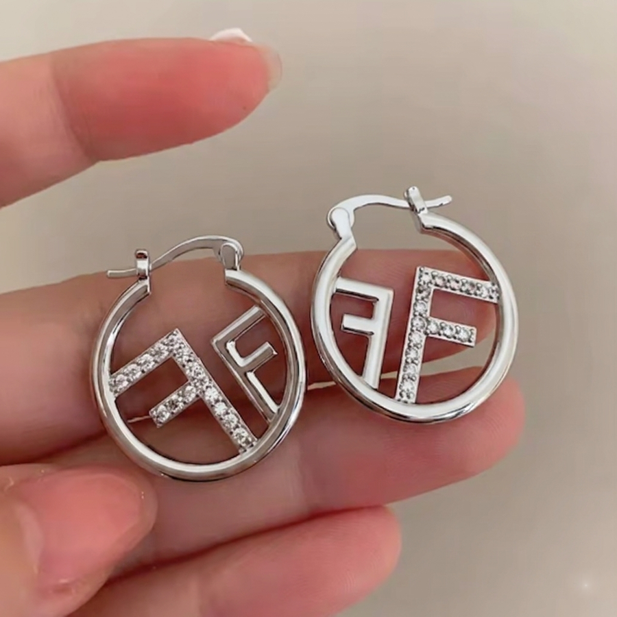 Letter F High-End Earrings