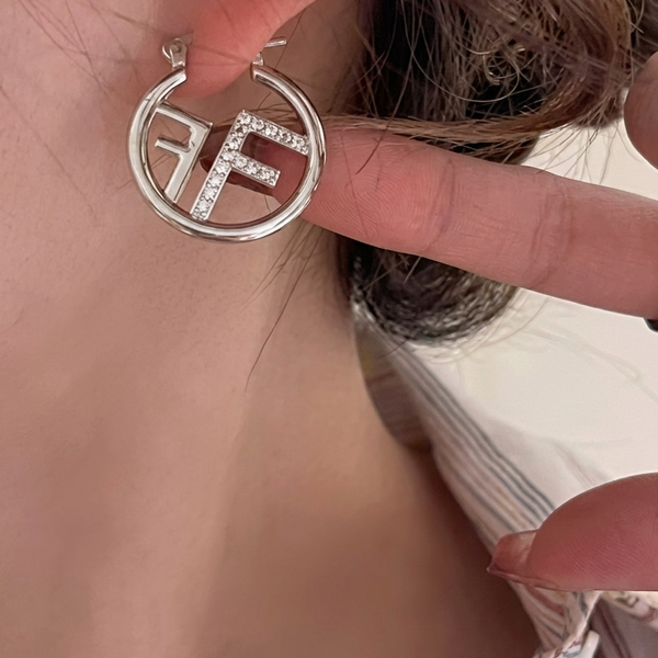 Letter F High-End Earrings