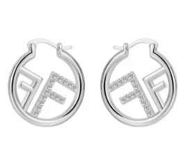 Letter F High-End Earrings