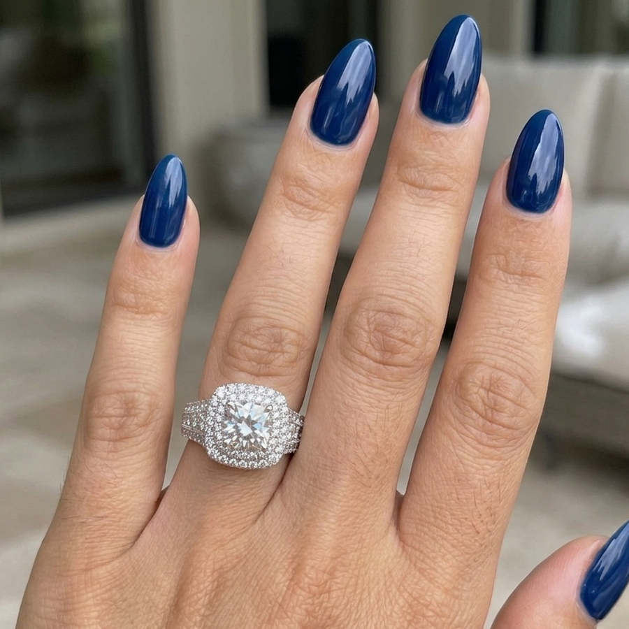 Cubic Zircon Wedding Ring