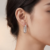 Midnight Stardust Hoops