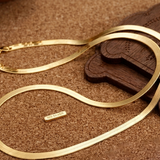 Minimal Flat Chain Necklace