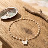 Gold Beach Charm Anklet