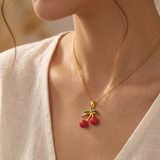 Luxury Cherry Pearl Necklace