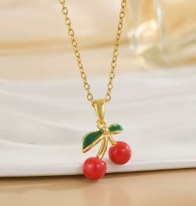 Luxury Cherry Pearl Necklace