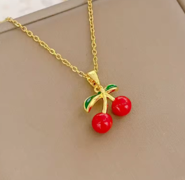 Luxury Cherry Pearl Necklace