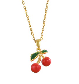 Luxury Cherry Pearl Necklace
