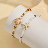 Ocean Charm Anklet Set