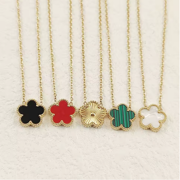 Flower Pendant Necklace Collection