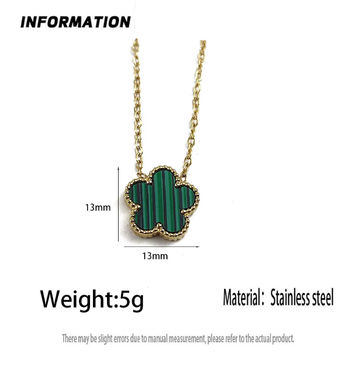 Flower Pendant Necklace Collection