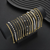 16PCS Minimalist Heart Pearl Bracelet Set - Gift for Her