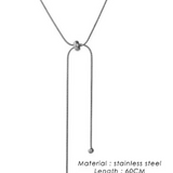 Adjustable Snake Chain Y Necklace