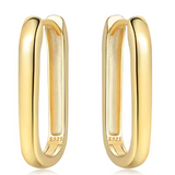 Vertex Gold Earring