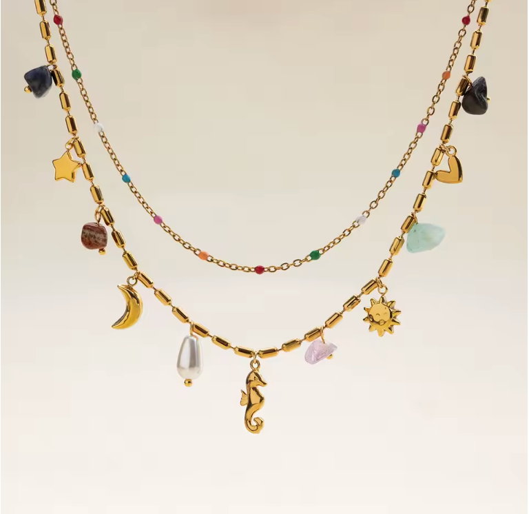 Sun & Sea Chain Necklace