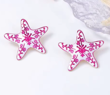 Summer Beach Starfish Earrings