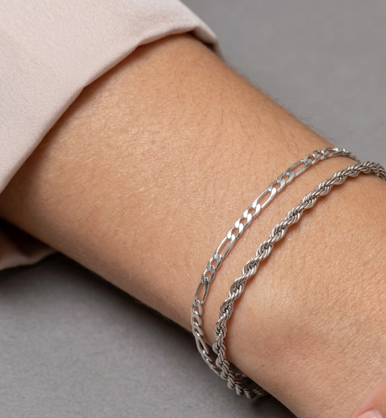 Stainless Steel Thin Chain Bracelet
