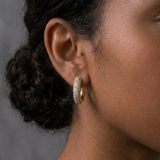 Zircon C-Shaped Ear Cuffs