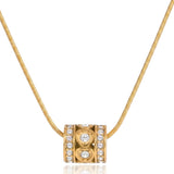Minimalist Pearl & Zircon Necklace