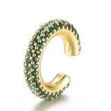 Zircon C-Shaped Ear Cuffs