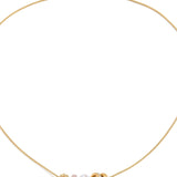 Minimalist Pearl & Zircon Necklace