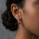 Zircon C-Shaped Ear Cuffs