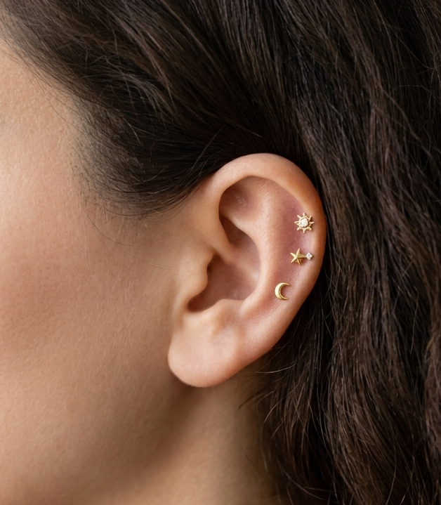 Minimalist Celestial Piercing