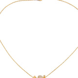 Minimalist Pearl & Zircon Necklace