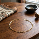 Minimal Gold Chain Bracelet