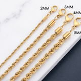Gold and Silver Stainless Steel Chain Bracelet