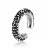 Zircon C-Shaped Ear Cuffs