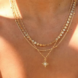 Interlocking Twist & Smooth Layered Necklace