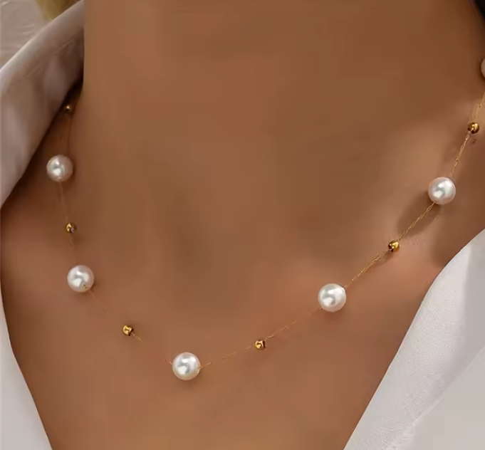 Freshwater Pearl Bead Necklace